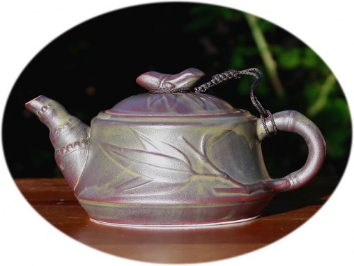 Chinese teapot bamboo A